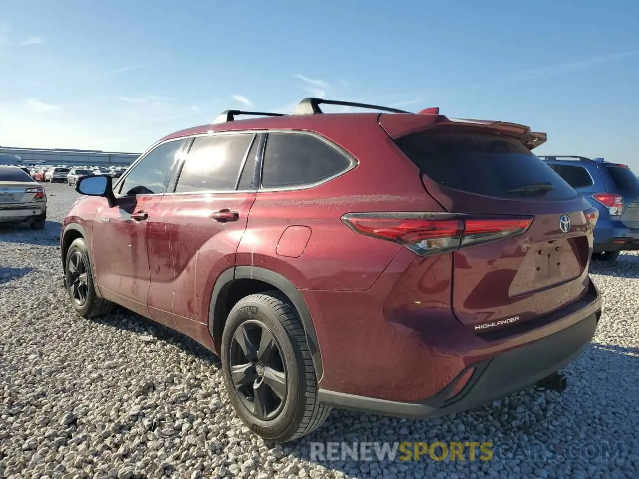 2 Photograph of a damaged car 5TDZARAH7LS500218 TOYOTA HIGHLANDER 2020