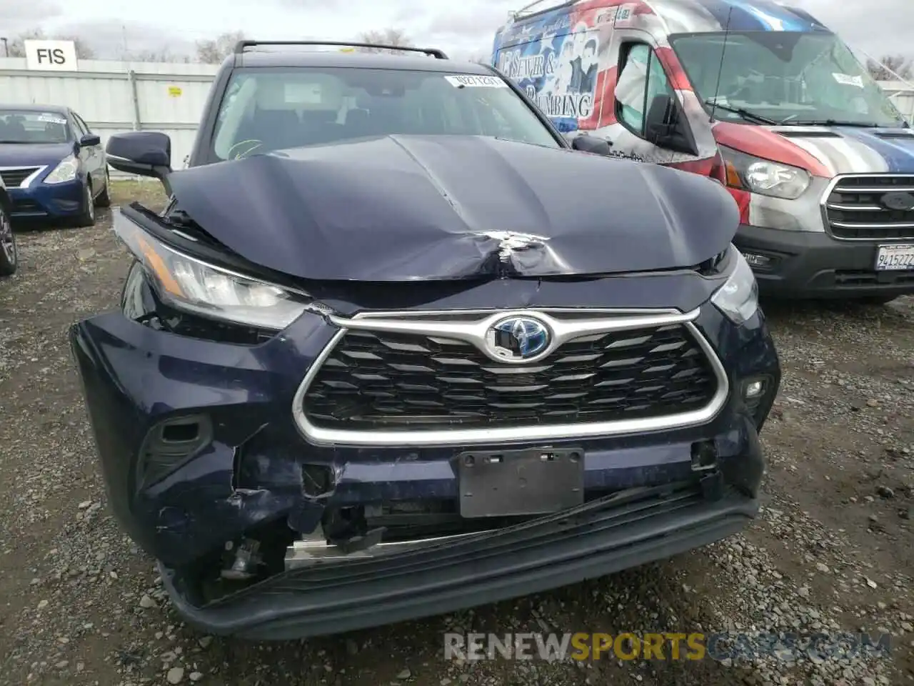 9 Photograph of a damaged car 5TDZARAHXLS500942 TOYOTA HIGHLANDER 2020