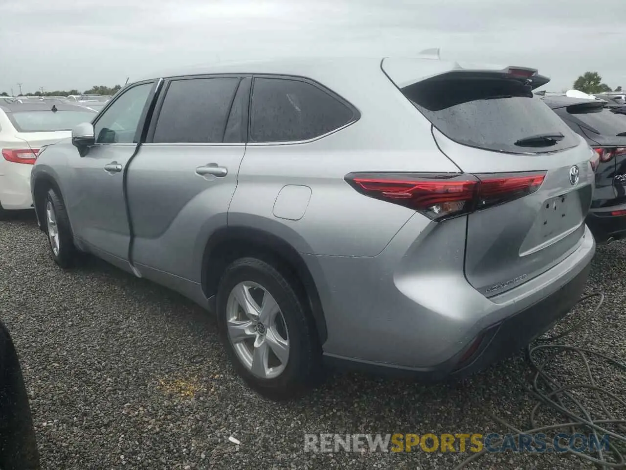 2 Photograph of a damaged car 5TDZZRAH1LS022578 TOYOTA HIGHLANDER 2020