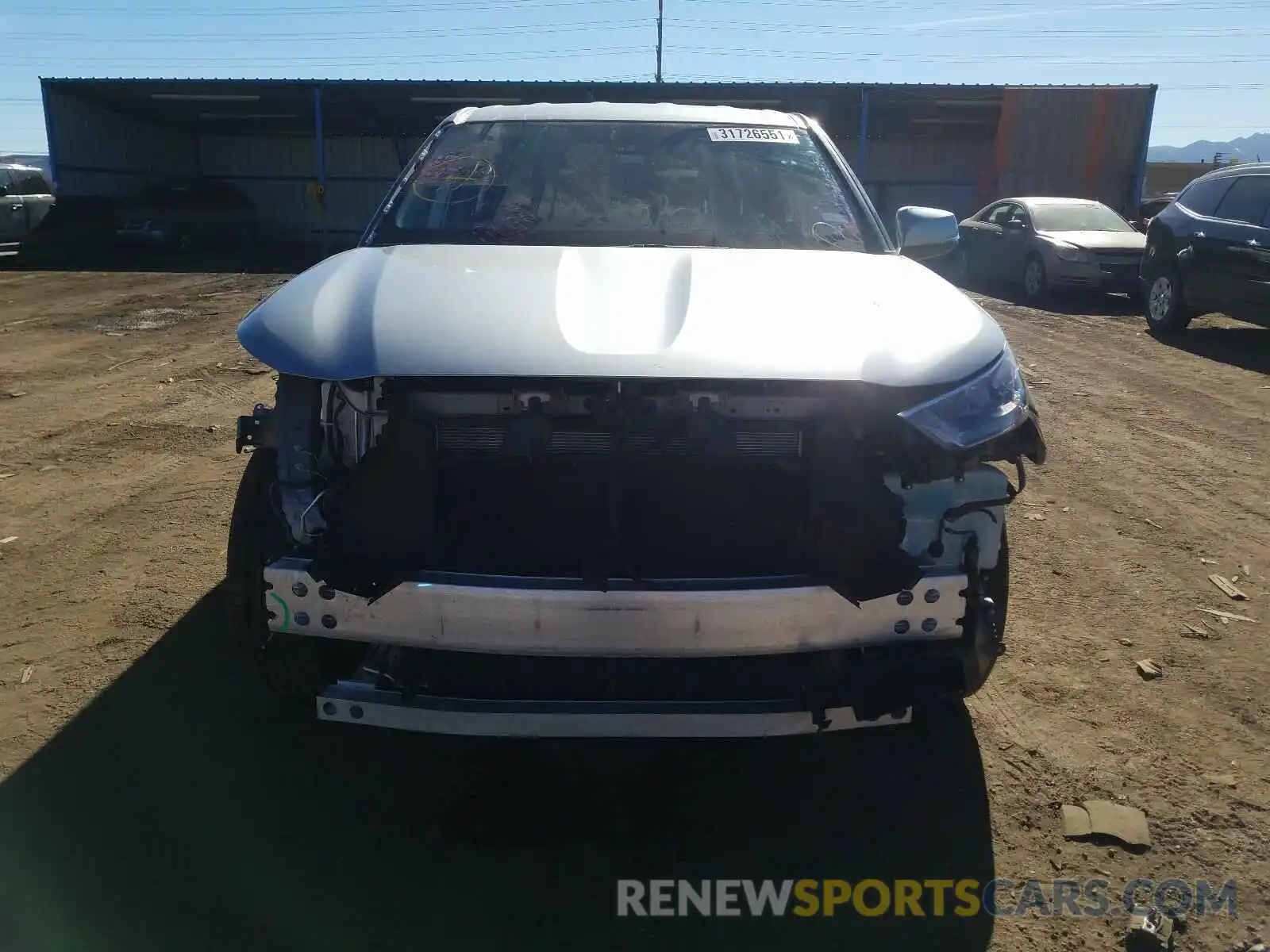 9 Photograph of a damaged car 5TDZZRAH2LS024663 TOYOTA HIGHLANDER 2020