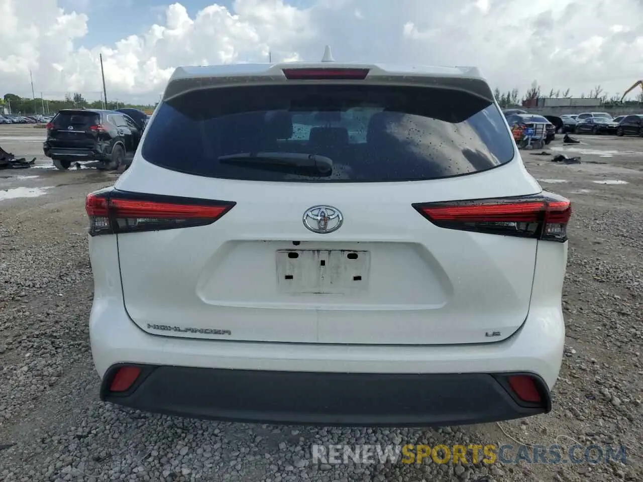 6 Photograph of a damaged car 5TDZZRAH2LS510230 TOYOTA HIGHLANDER 2020
