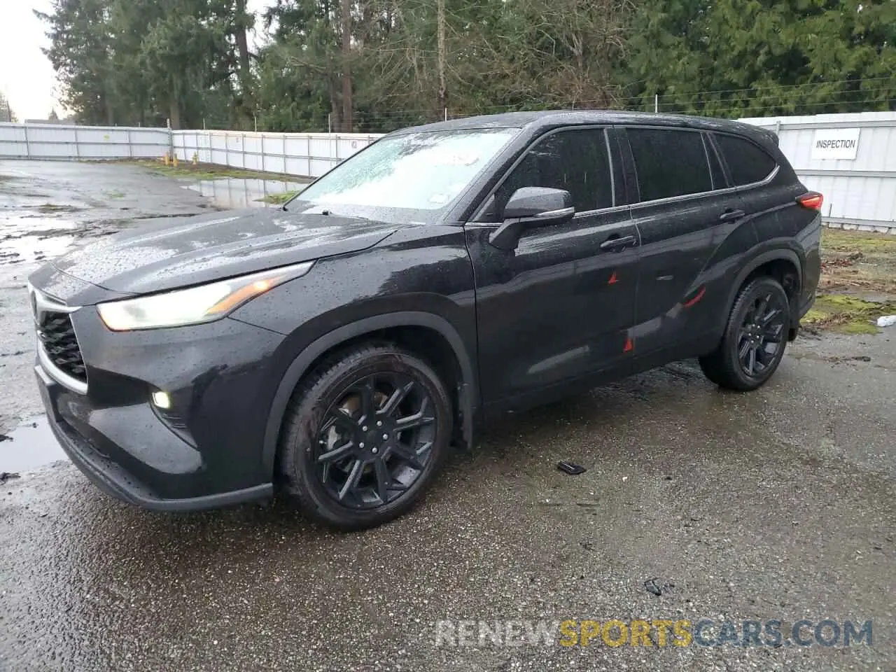 1 Photograph of a damaged car 5TDZZRAH3LS009797 TOYOTA HIGHLANDER 2020