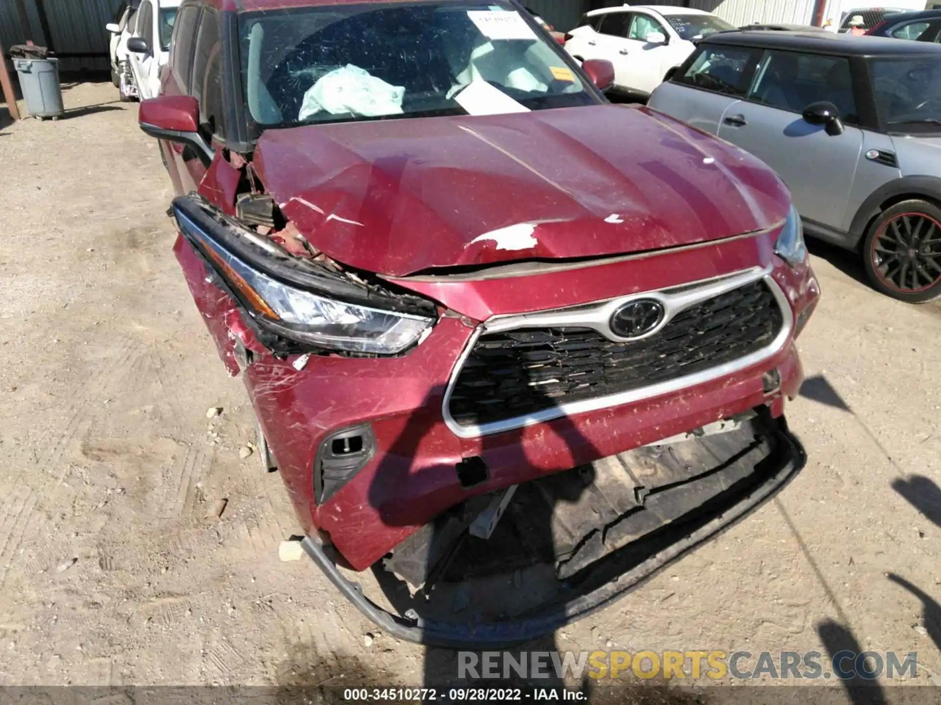 6 Photograph of a damaged car 5TDZZRAH3LS012179 TOYOTA HIGHLANDER 2020