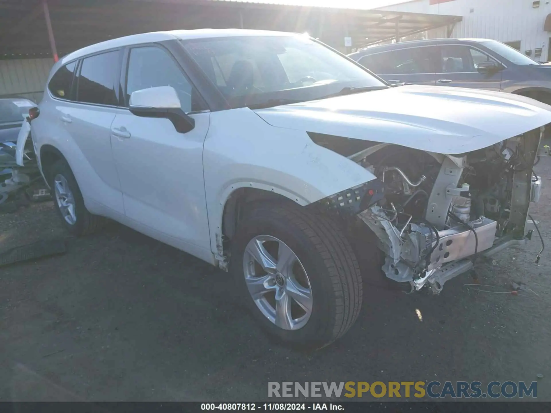 1 Photograph of a damaged car 5TDZZRAH3LS508163 TOYOTA HIGHLANDER 2020