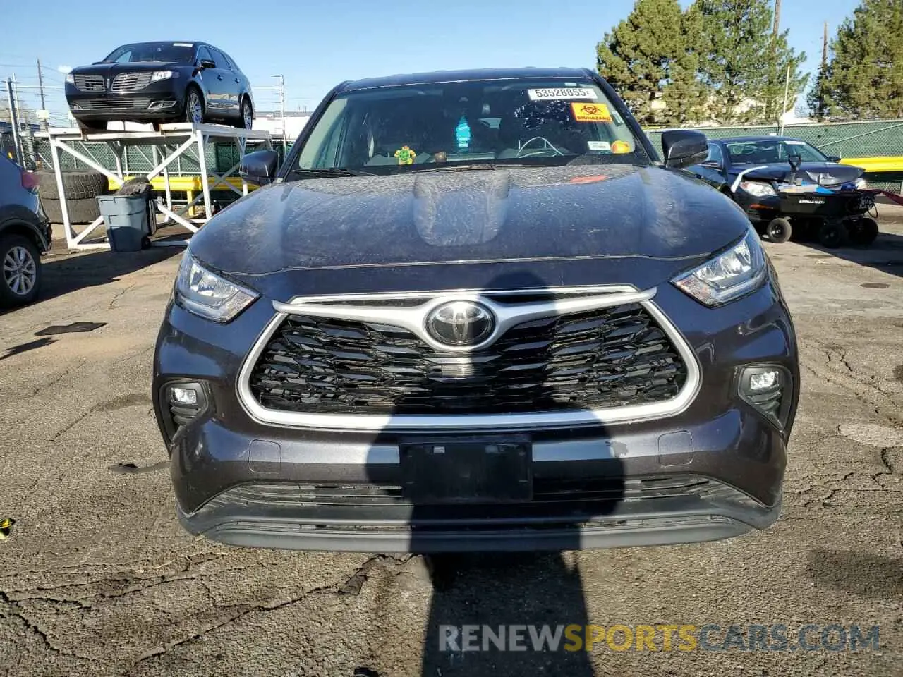5 Photograph of a damaged car 5TDZZRAH4LS005869 TOYOTA HIGHLANDER 2020