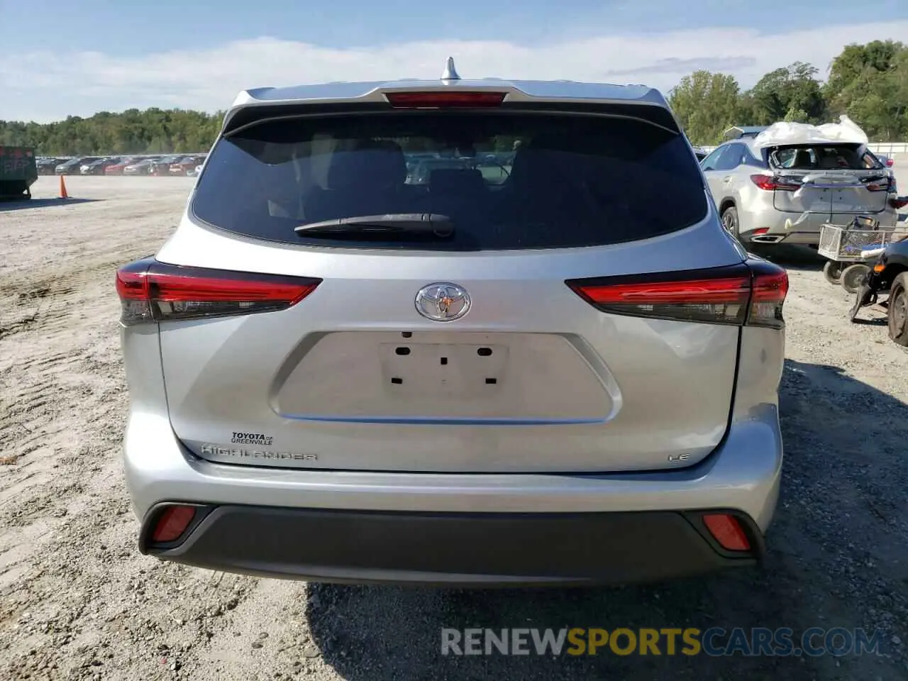 6 Photograph of a damaged car 5TDZZRAH4LS501349 TOYOTA HIGHLANDER 2020