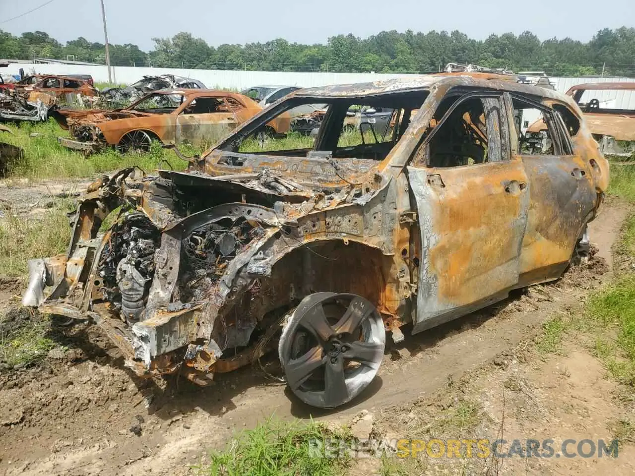 1 Photograph of a damaged car 5TDZZRAH6LS018347 TOYOTA HIGHLANDER 2020