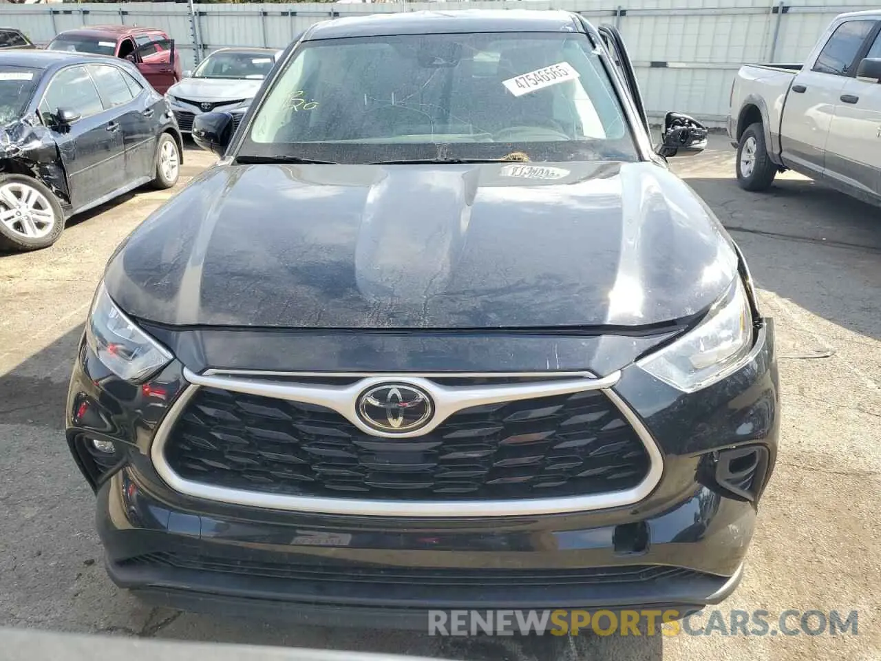 5 Photograph of a damaged car 5TDZZRAH6LS503801 TOYOTA HIGHLANDER 2020