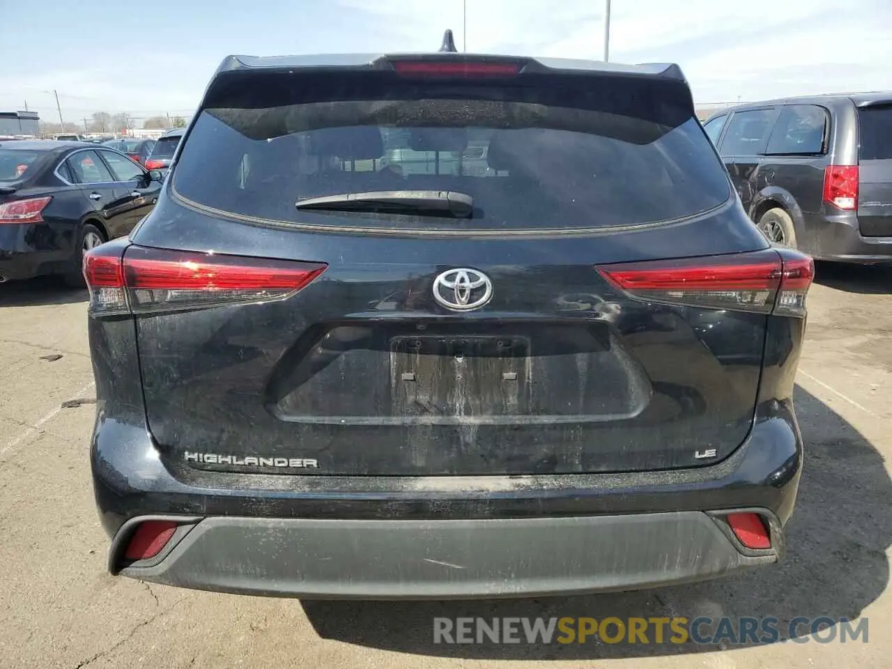 6 Photograph of a damaged car 5TDZZRAH6LS503801 TOYOTA HIGHLANDER 2020