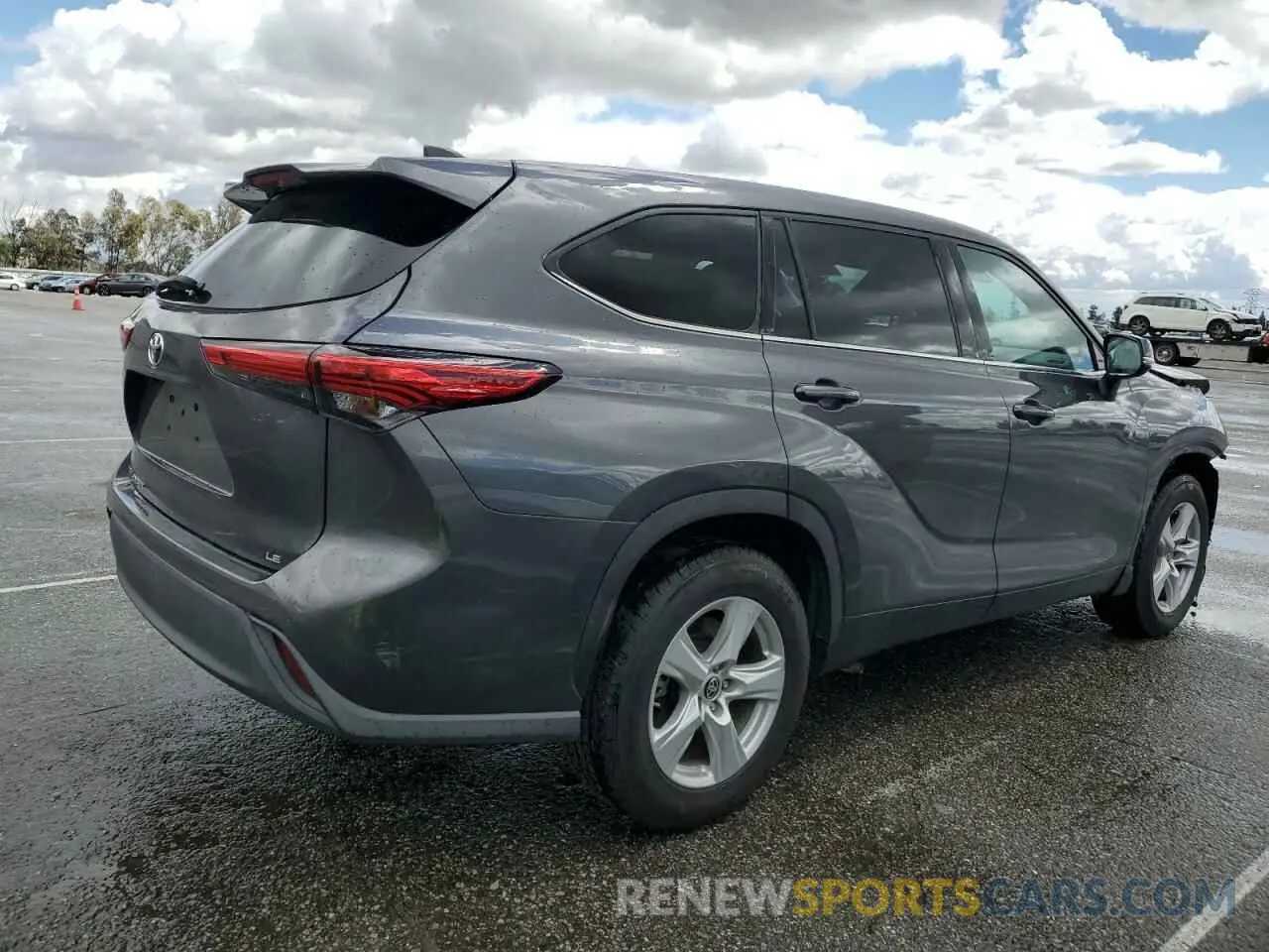 3 Photograph of a damaged car 5TDZZRAH7LS009964 TOYOTA HIGHLANDER 2020