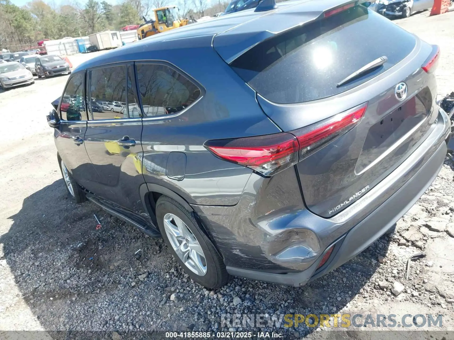 3 Photograph of a damaged car 5TDZZRAH9LS506899 TOYOTA HIGHLANDER 2020