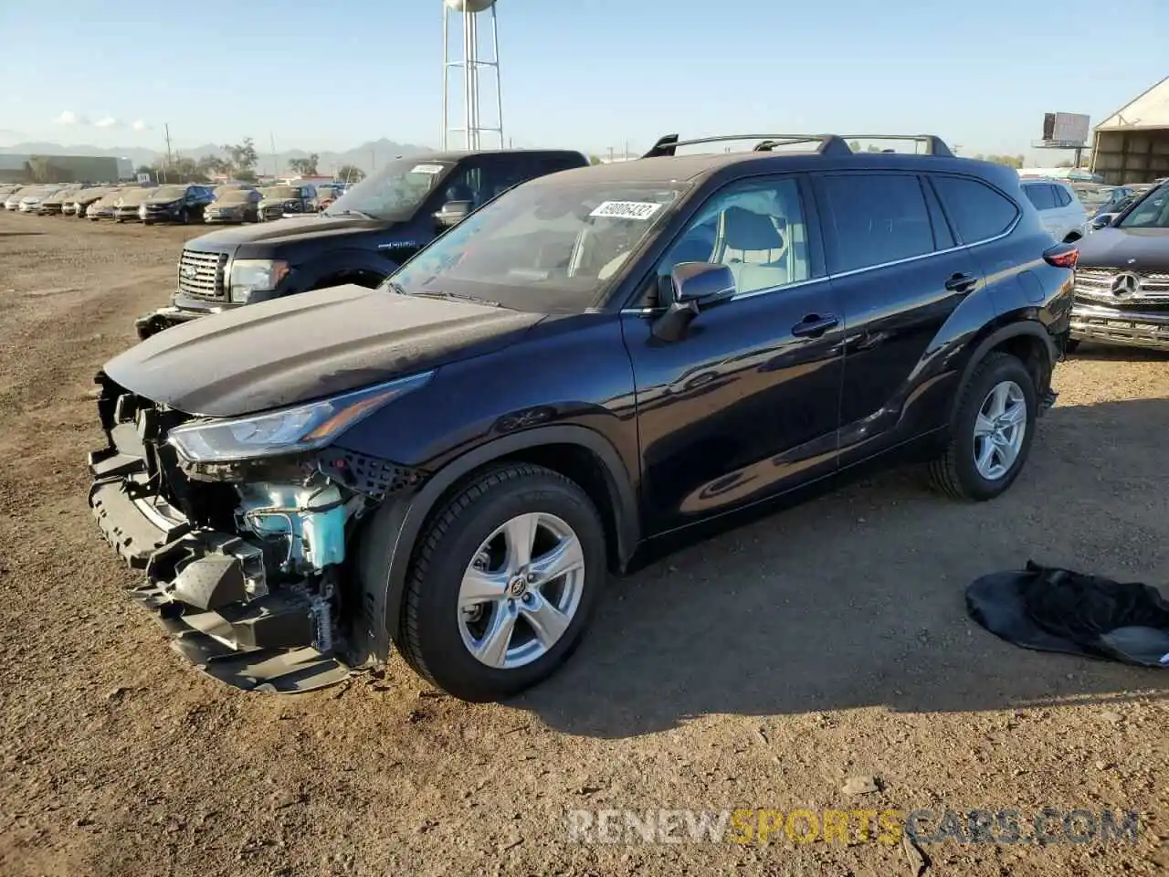 1 Photograph of a damaged car 5TDZZRAH9LS512217 TOYOTA HIGHLANDER 2020