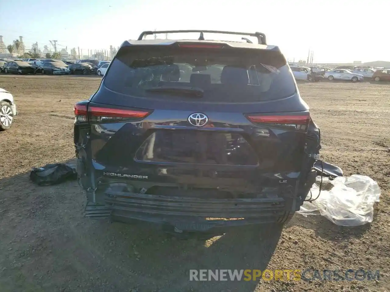 6 Photograph of a damaged car 5TDZZRAH9LS512217 TOYOTA HIGHLANDER 2020