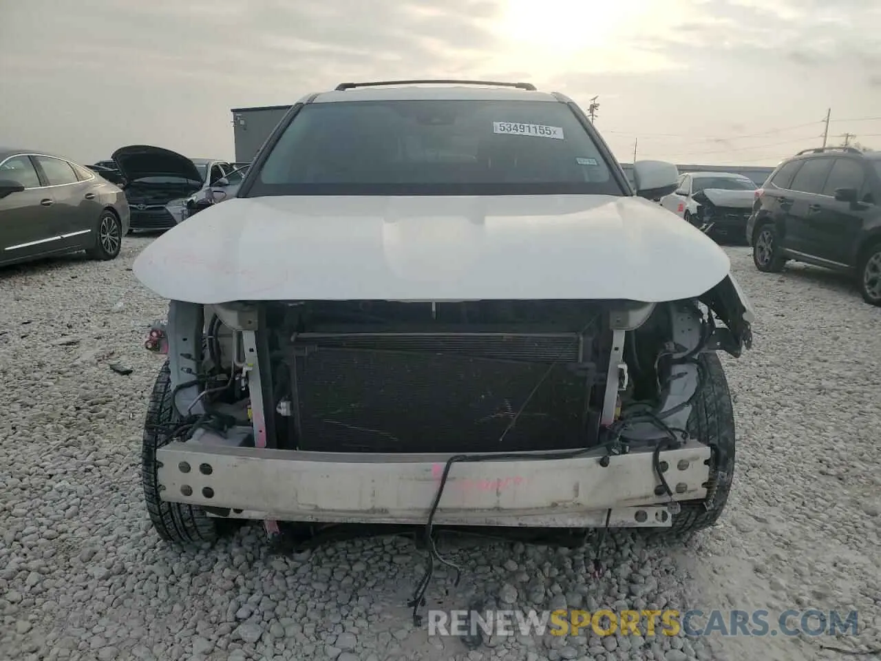 5 Photograph of a damaged car 5TDZZRAHXLS027648 TOYOTA HIGHLANDER 2020