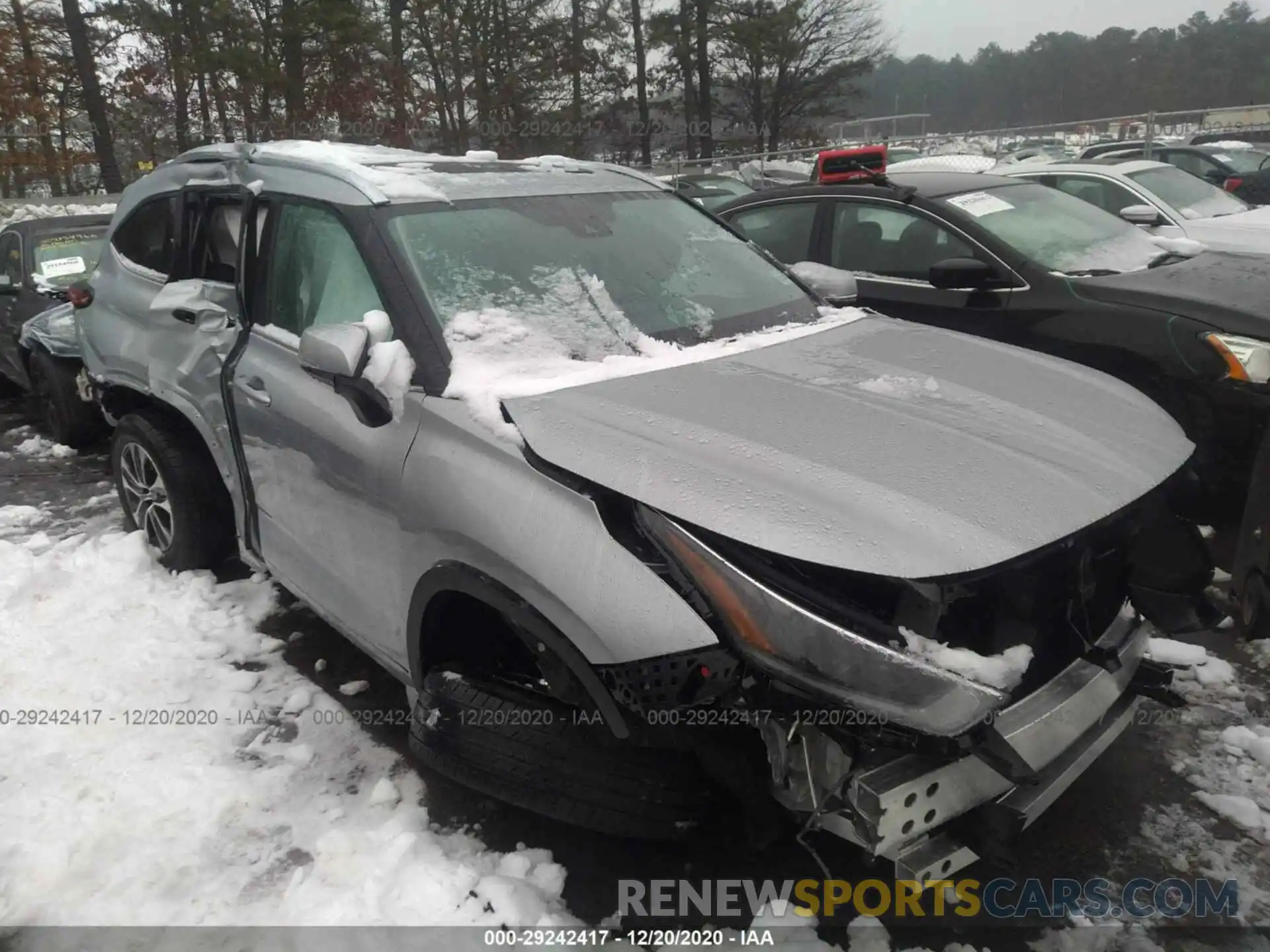 1 Photograph of a damaged car 5TD62RBH7M2072859 TOYOTA HIGHLANDER 2021