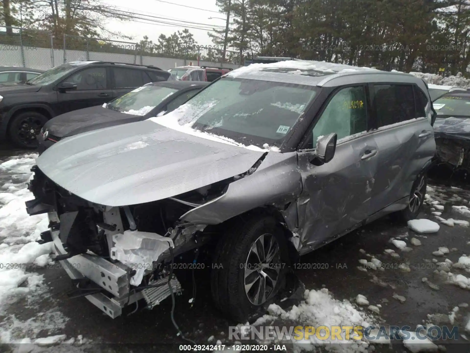 2 Photograph of a damaged car 5TD62RBH7M2072859 TOYOTA HIGHLANDER 2021