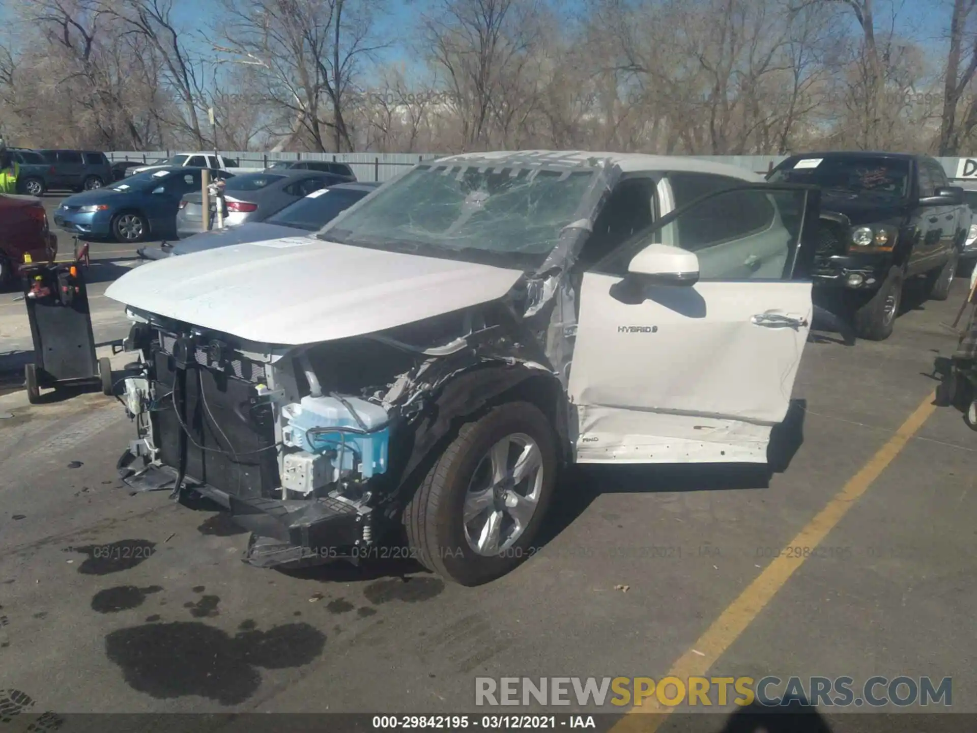 2 Photograph of a damaged car 5TDBBRCH1MS517366 TOYOTA HIGHLANDER 2021