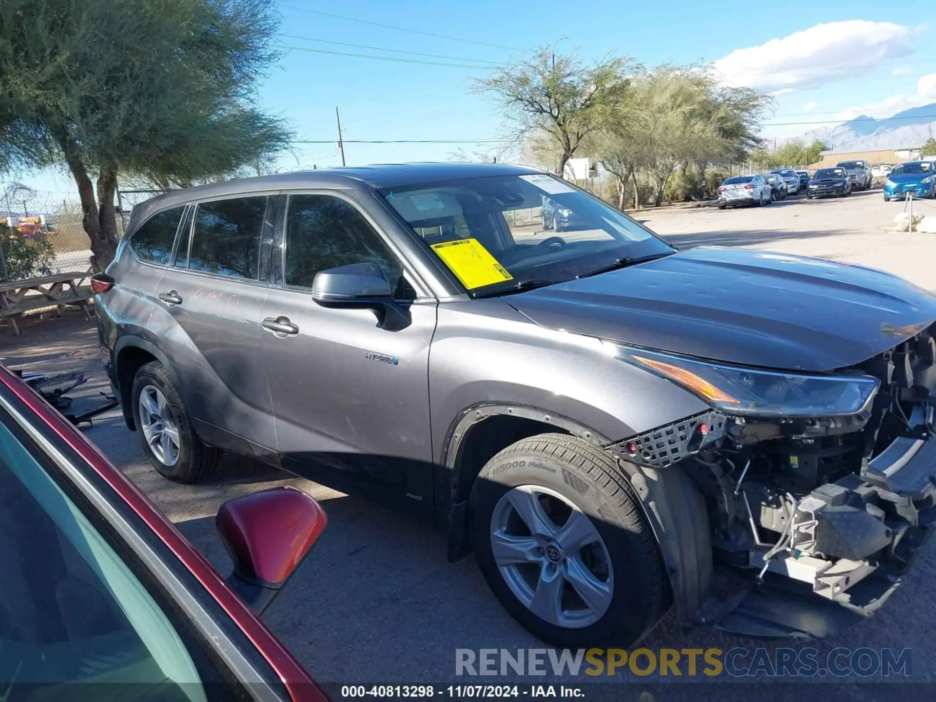 14 Photograph of a damaged car 5TDBBRCH3MS036440 TOYOTA HIGHLANDER 2021