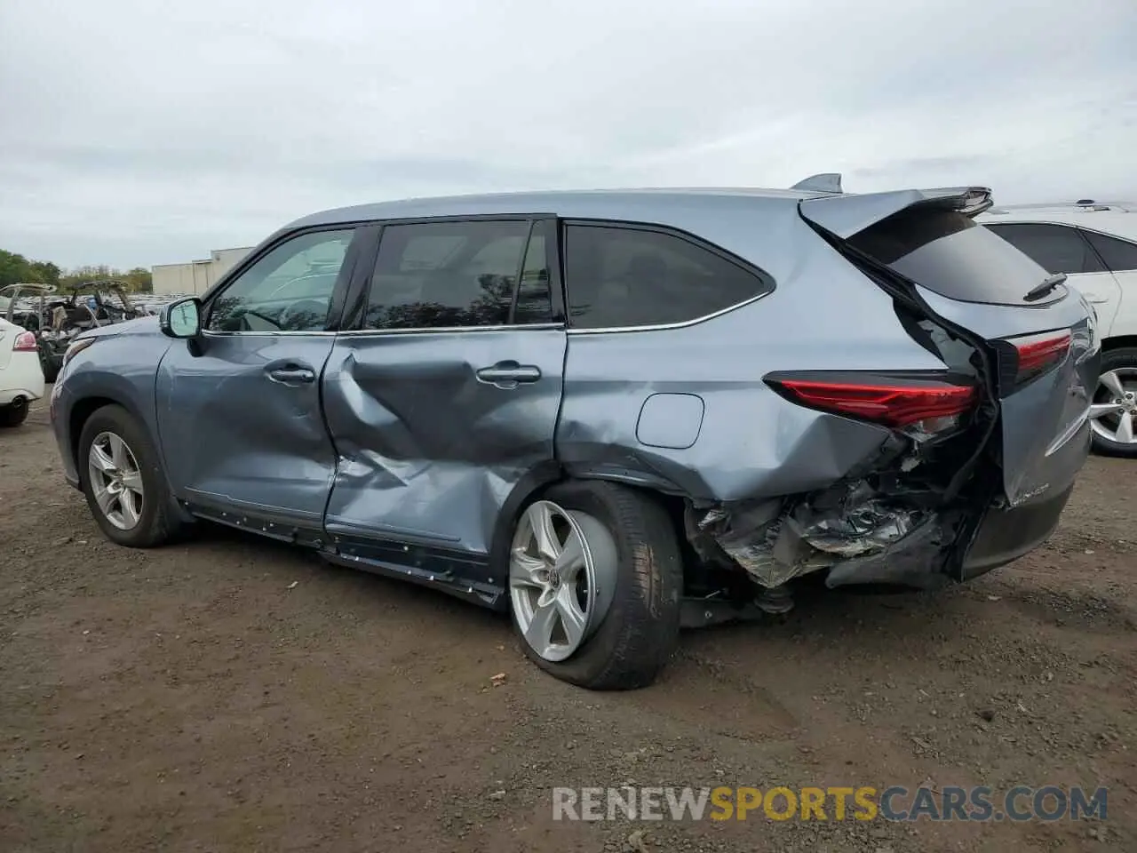 2 Photograph of a damaged car 5TDBZRBH0MS072583 TOYOTA HIGHLANDER 2021