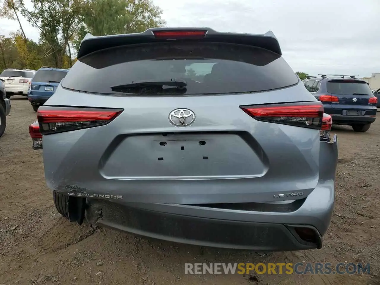 6 Photograph of a damaged car 5TDBZRBH0MS072583 TOYOTA HIGHLANDER 2021