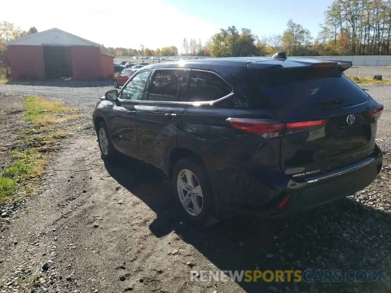 3 Photograph of a damaged car 5TDBZRBH0MS106411 TOYOTA HIGHLANDER 2021