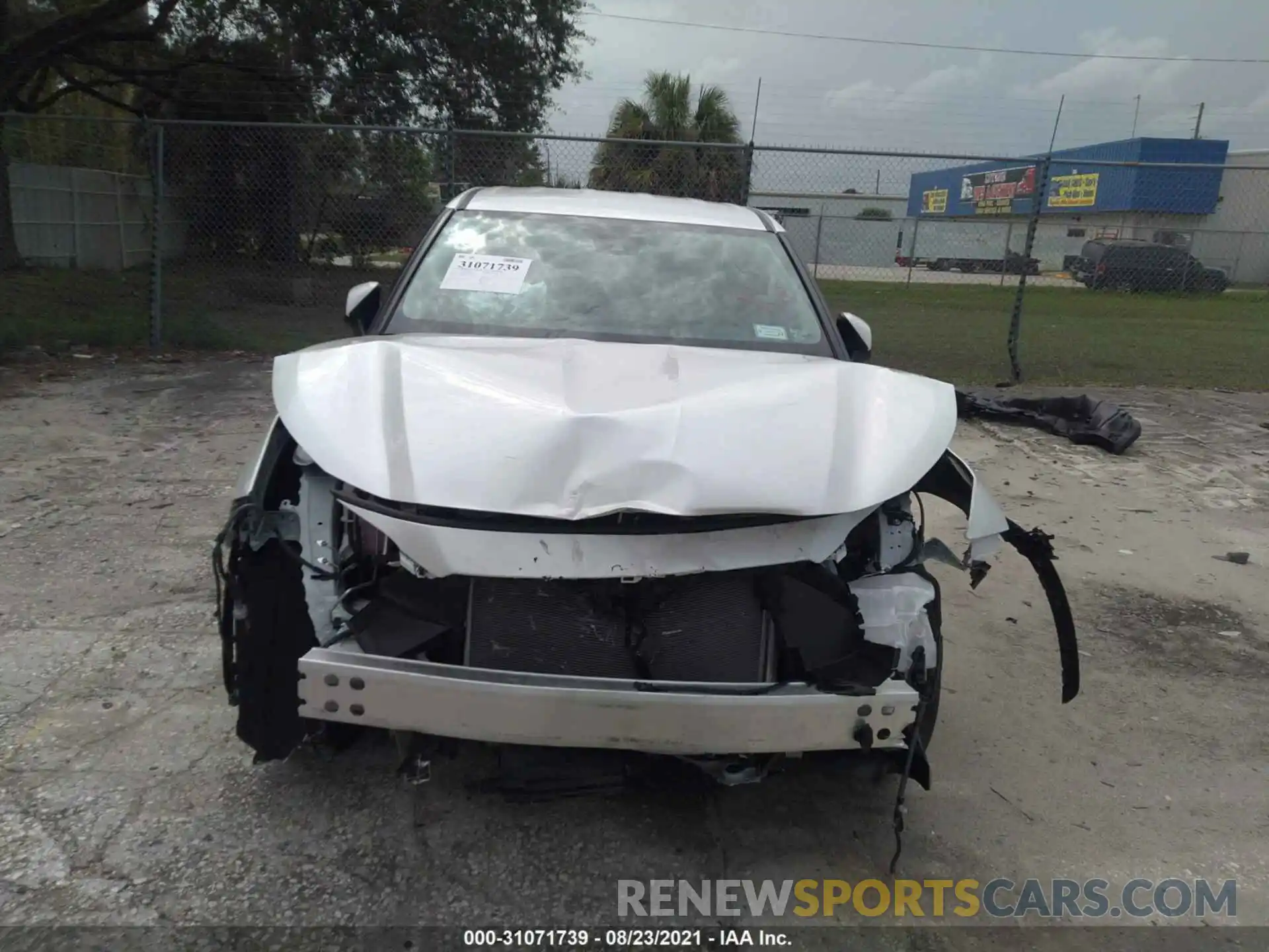 6 Photograph of a damaged car 5TDBZRBH0MS121930 TOYOTA HIGHLANDER 2021