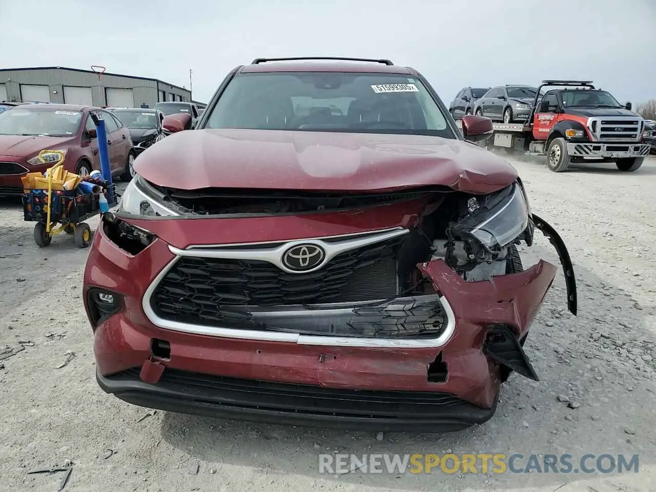 5 Photograph of a damaged car 5TDBZRBH1MS104473 TOYOTA HIGHLANDER 2021