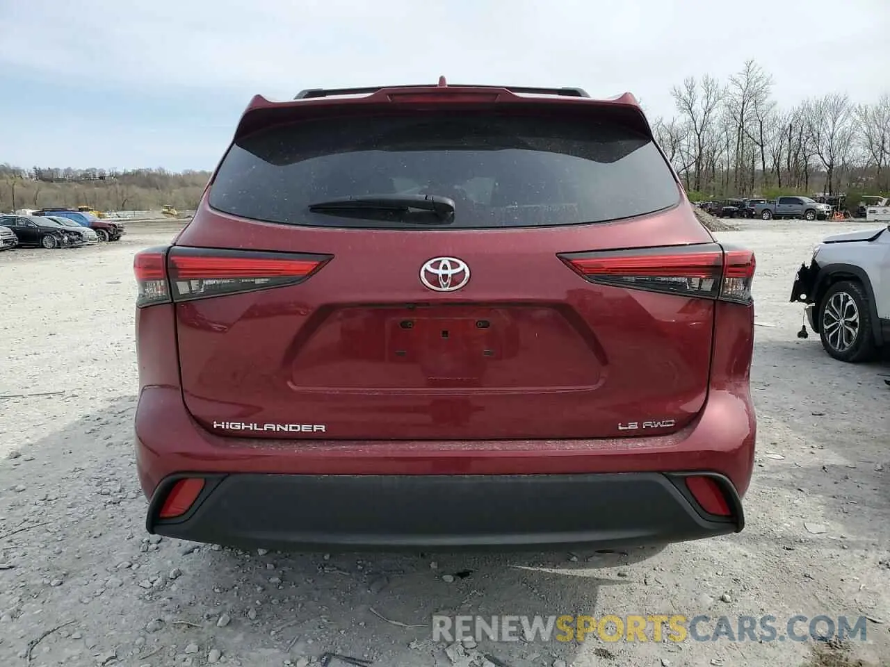 6 Photograph of a damaged car 5TDBZRBH1MS104473 TOYOTA HIGHLANDER 2021
