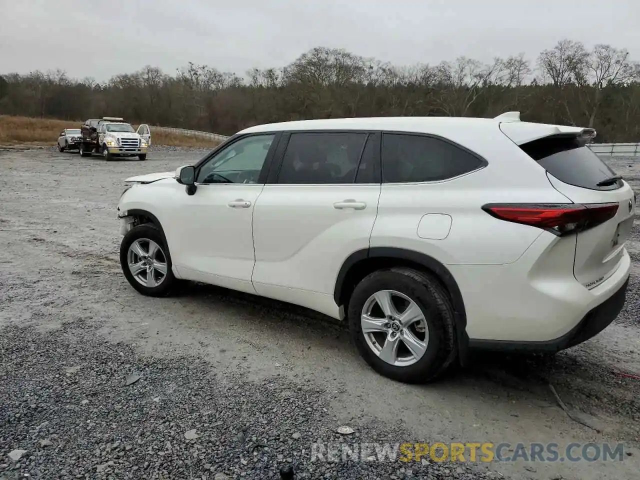 2 Photograph of a damaged car 5TDBZRBH1MS523861 TOYOTA HIGHLANDER 2021