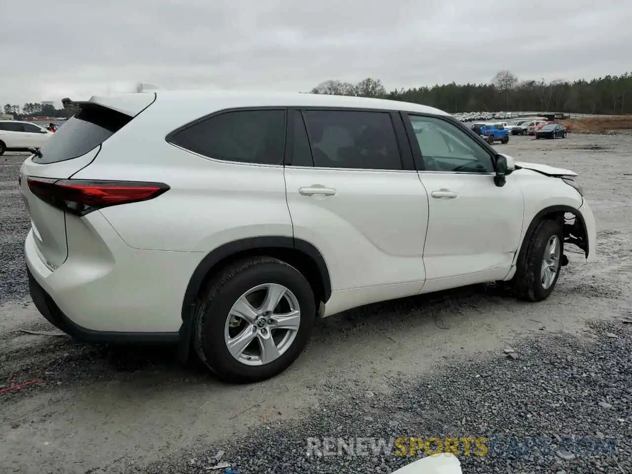 3 Photograph of a damaged car 5TDBZRBH1MS523861 TOYOTA HIGHLANDER 2021