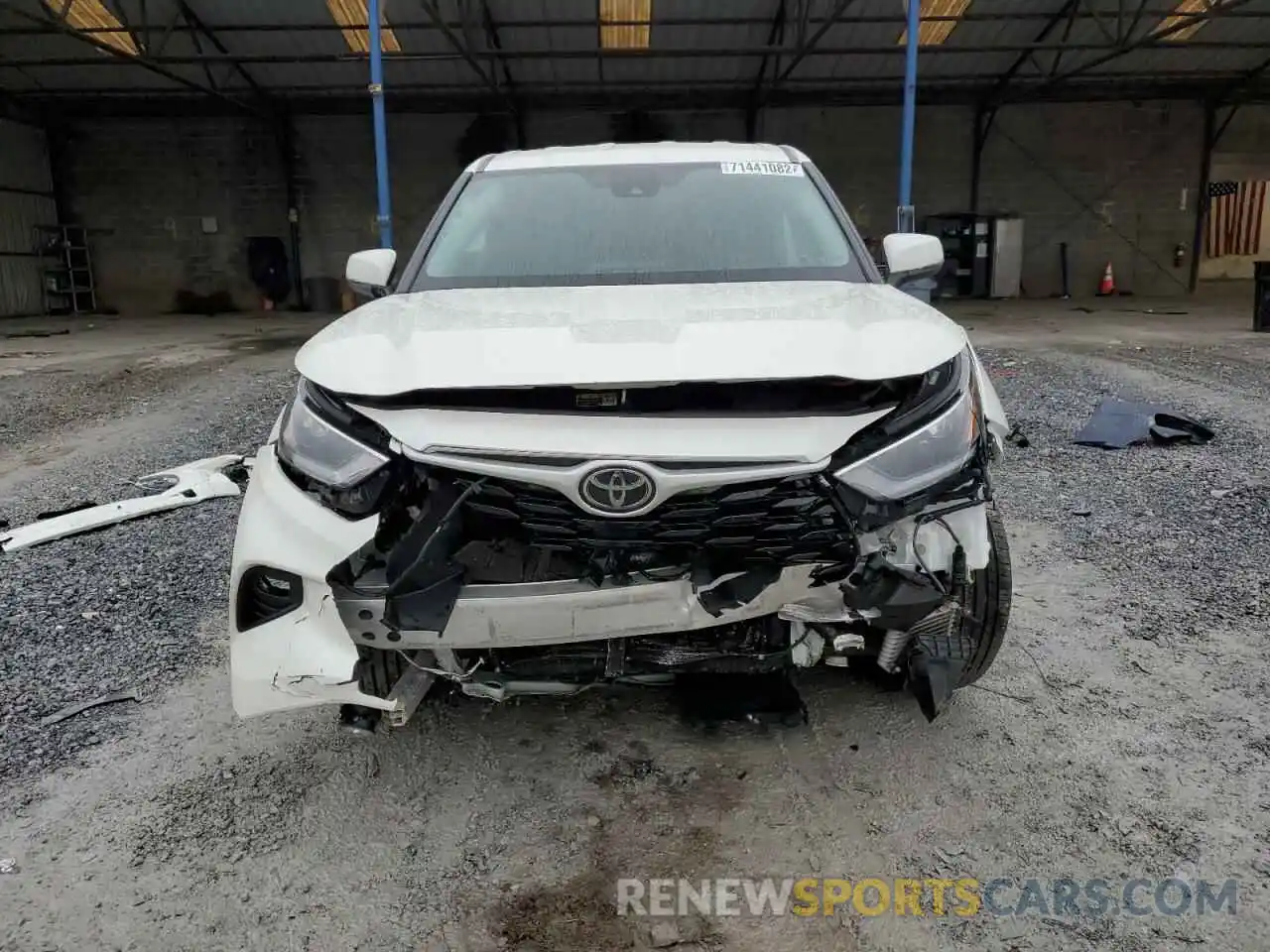 5 Photograph of a damaged car 5TDBZRBH1MS523861 TOYOTA HIGHLANDER 2021