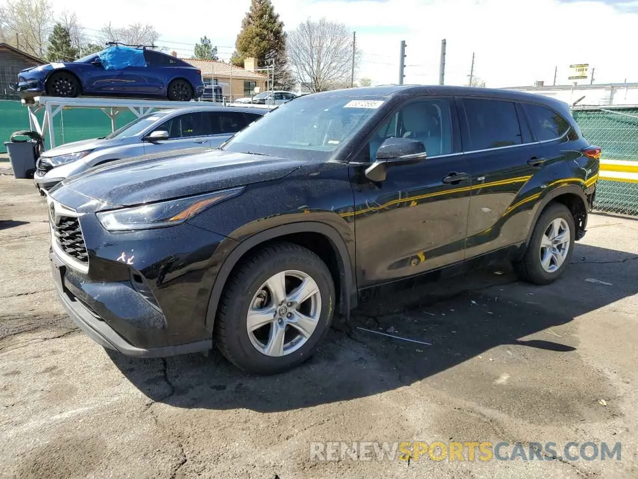 1 Photograph of a damaged car 5TDBZRBH1MS537811 TOYOTA HIGHLANDER 2021
