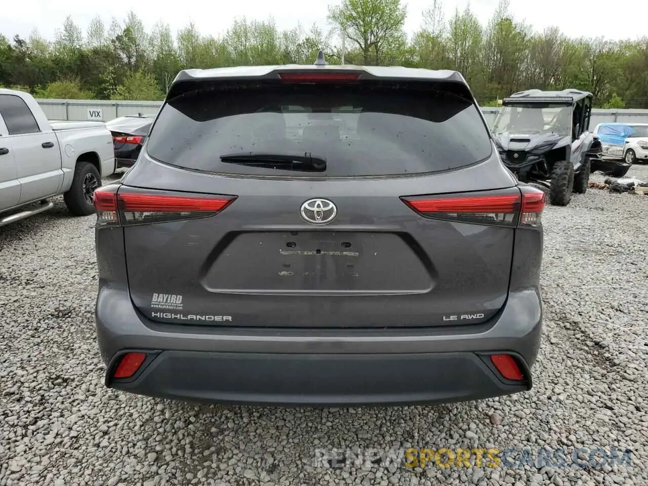 6 Photograph of a damaged car 5TDBZRBH3MS125597 TOYOTA HIGHLANDER 2021