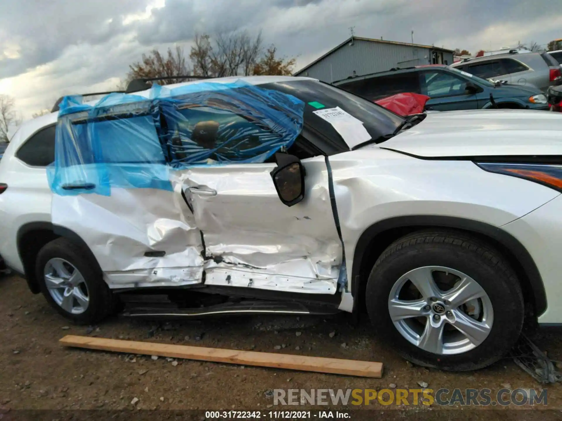 6 Photograph of a damaged car 5TDBZRBH4MS081545 TOYOTA HIGHLANDER 2021