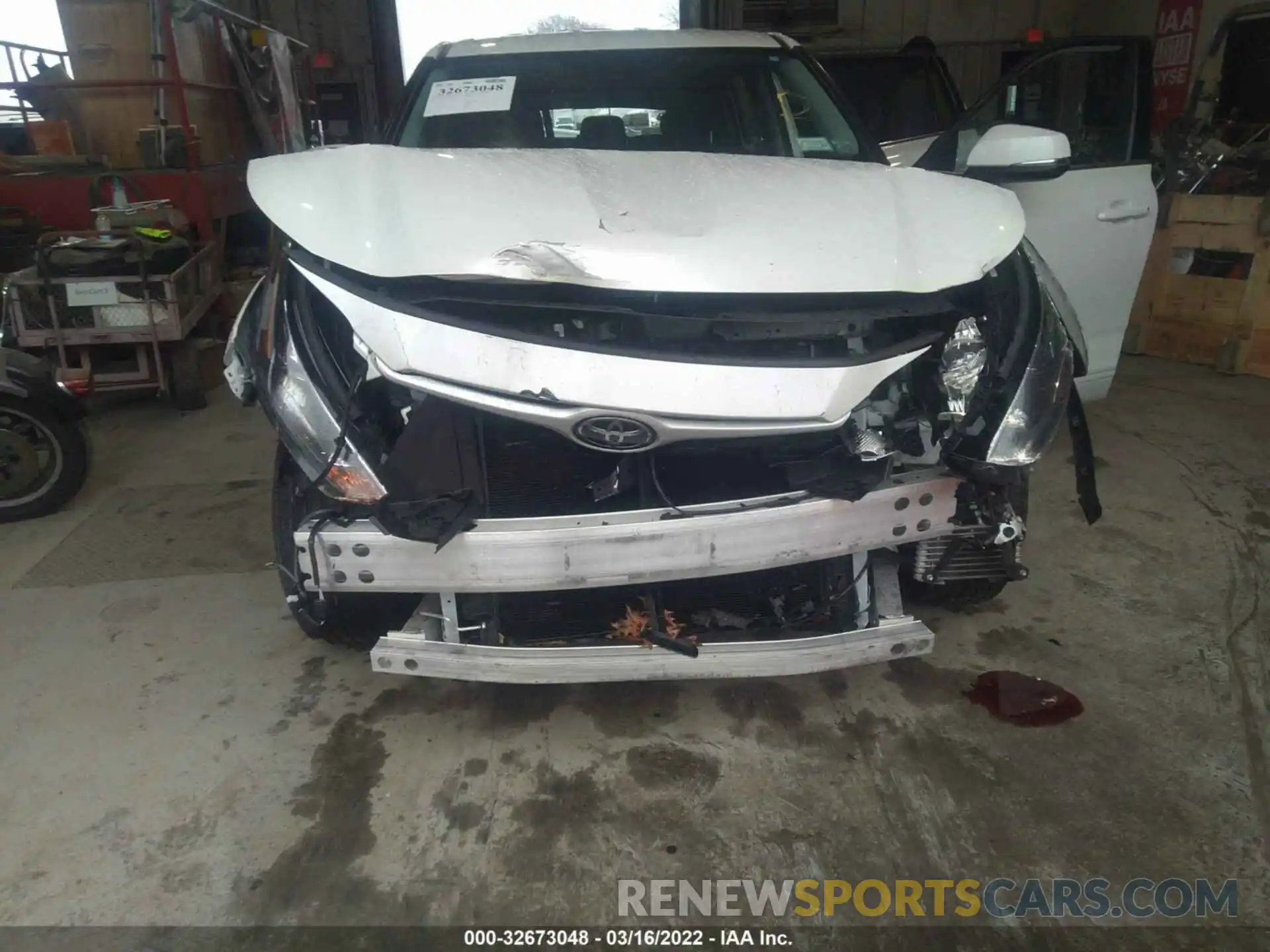 6 Photograph of a damaged car 5TDBZRBH4MS095638 TOYOTA HIGHLANDER 2021