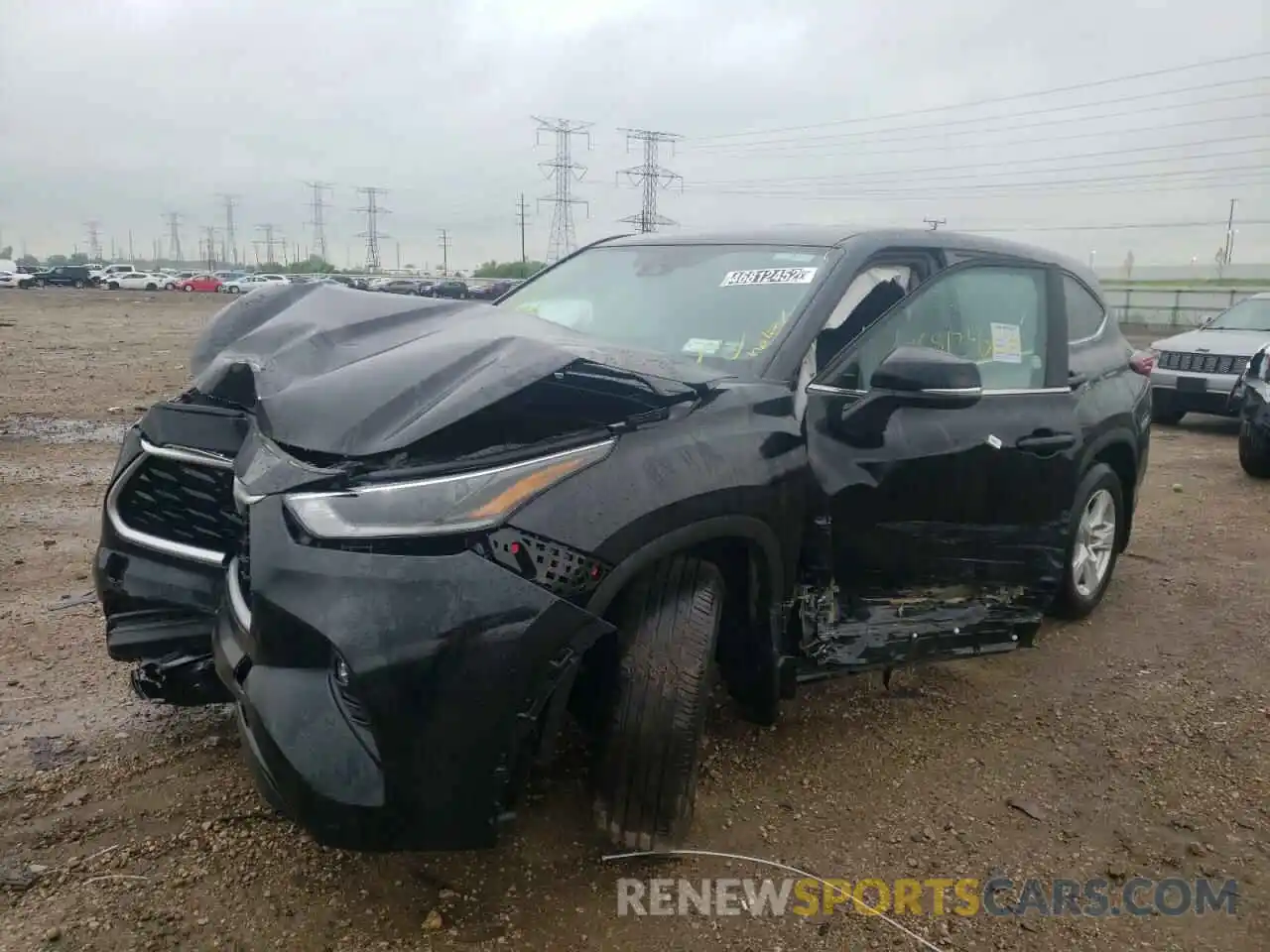 2 Photograph of a damaged car 5TDBZRBH4MS122787 TOYOTA HIGHLANDER 2021