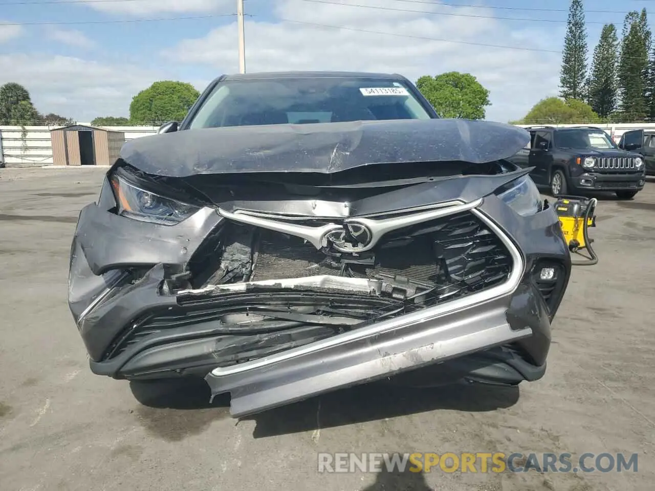 5 Photograph of a damaged car 5TDBZRBH4MS536197 TOYOTA HIGHLANDER 2021