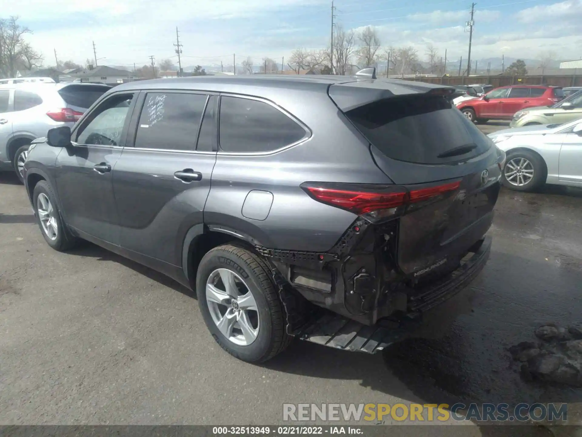 3 Photograph of a damaged car 5TDBZRBH4MS546809 TOYOTA HIGHLANDER 2021