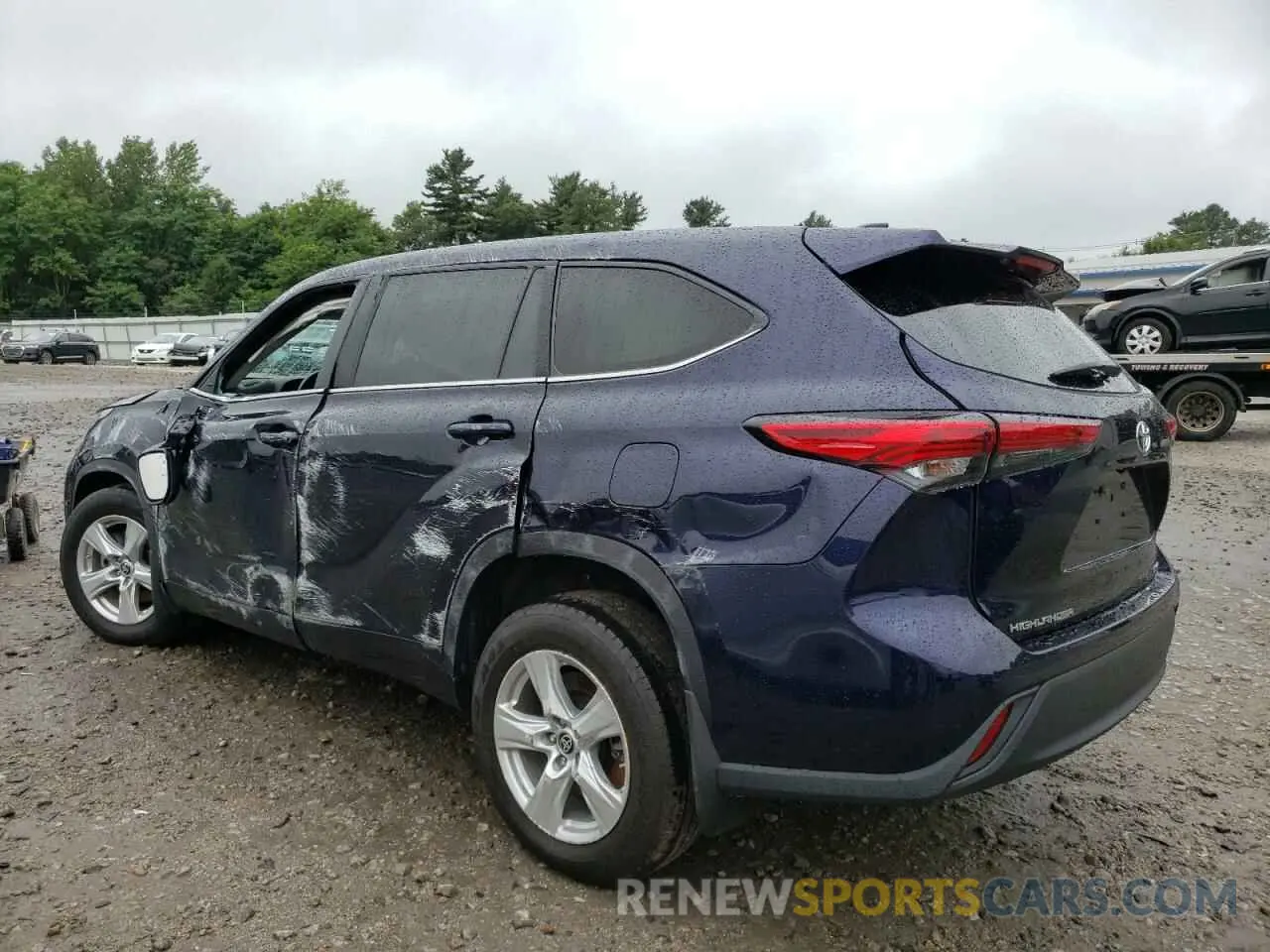 2 Photograph of a damaged car 5TDBZRBH5MS158908 TOYOTA HIGHLANDER 2021