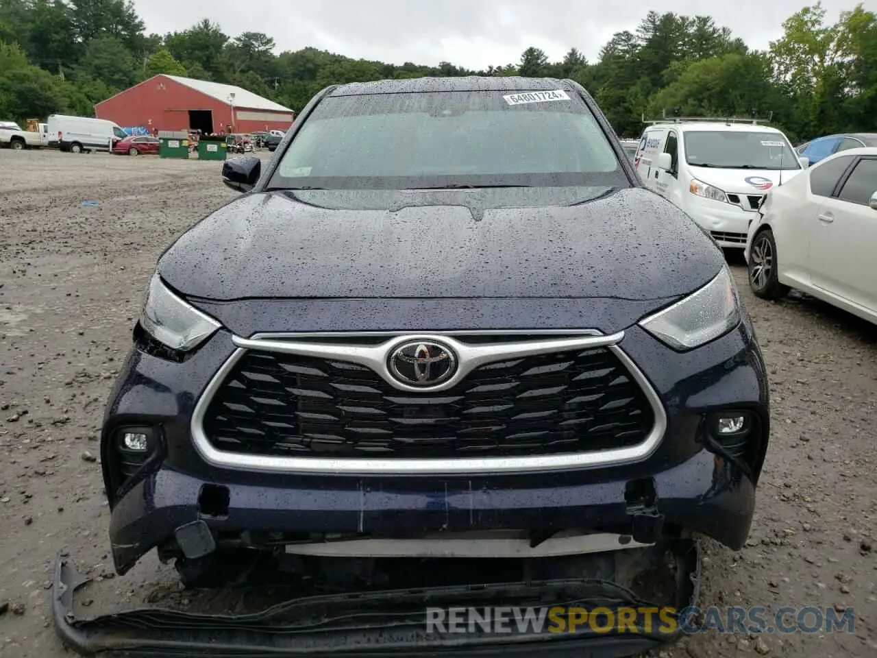 5 Photograph of a damaged car 5TDBZRBH5MS158908 TOYOTA HIGHLANDER 2021