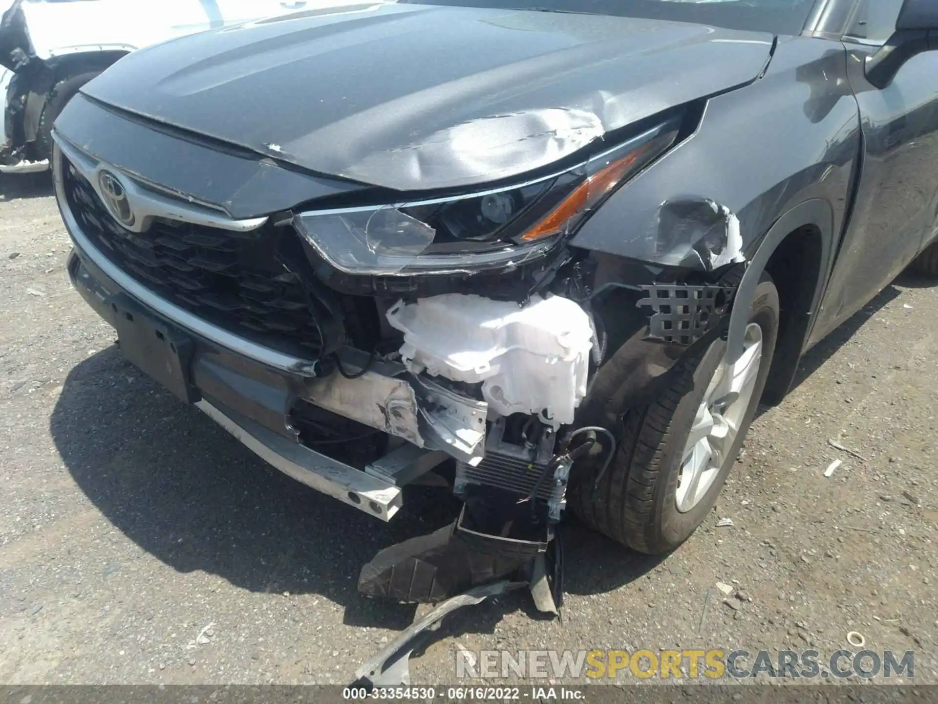 6 Photograph of a damaged car 5TDBZRBH5MS542638 TOYOTA HIGHLANDER 2021