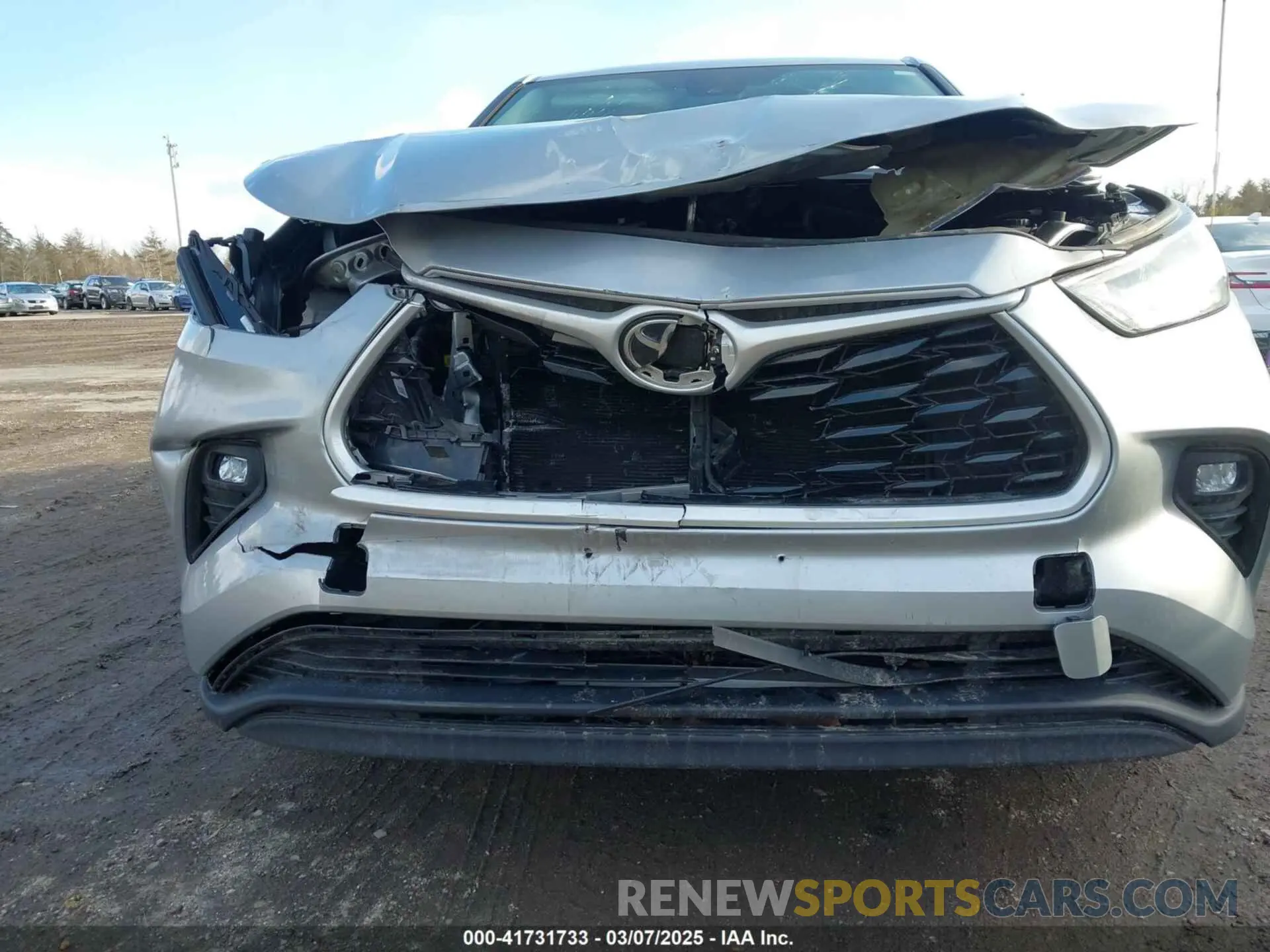 6 Photograph of a damaged car 5TDBZRBH7MS073469 TOYOTA HIGHLANDER 2021