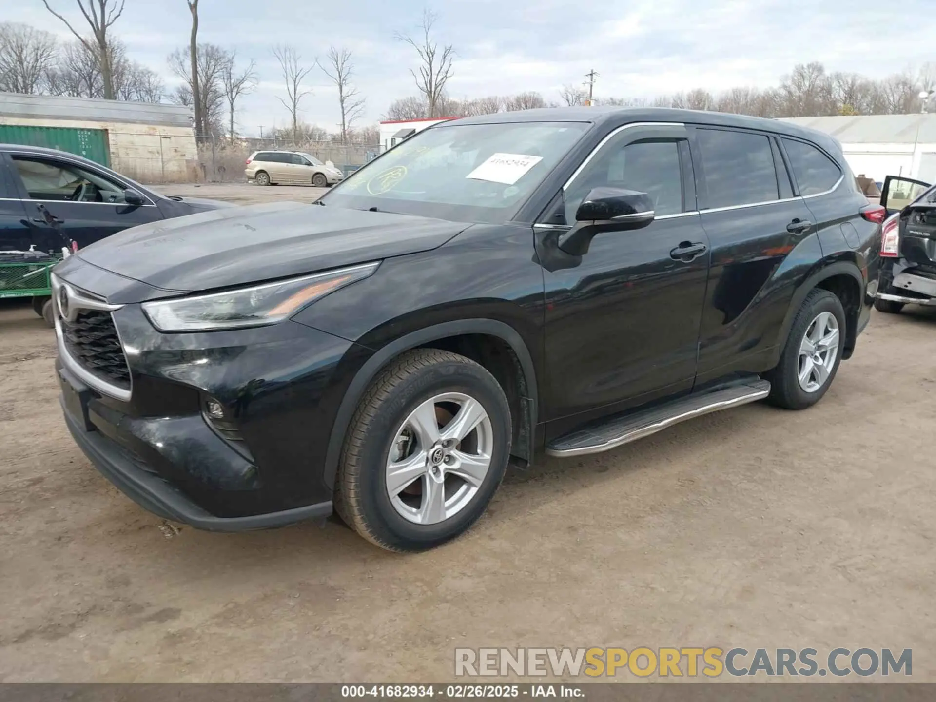 2 Photograph of a damaged car 5TDBZRBH7MS134660 TOYOTA HIGHLANDER 2021