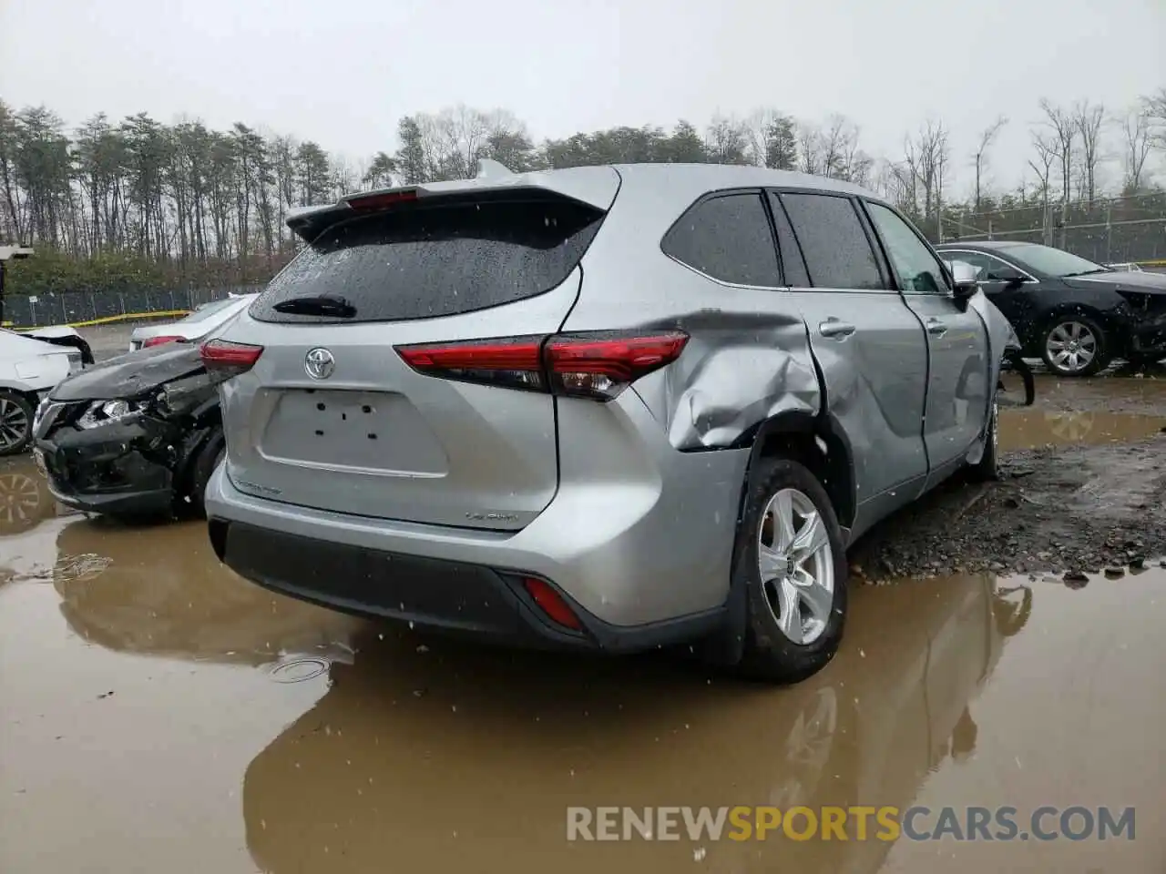 4 Photograph of a damaged car 5TDBZRBH7MS525338 TOYOTA HIGHLANDER 2021