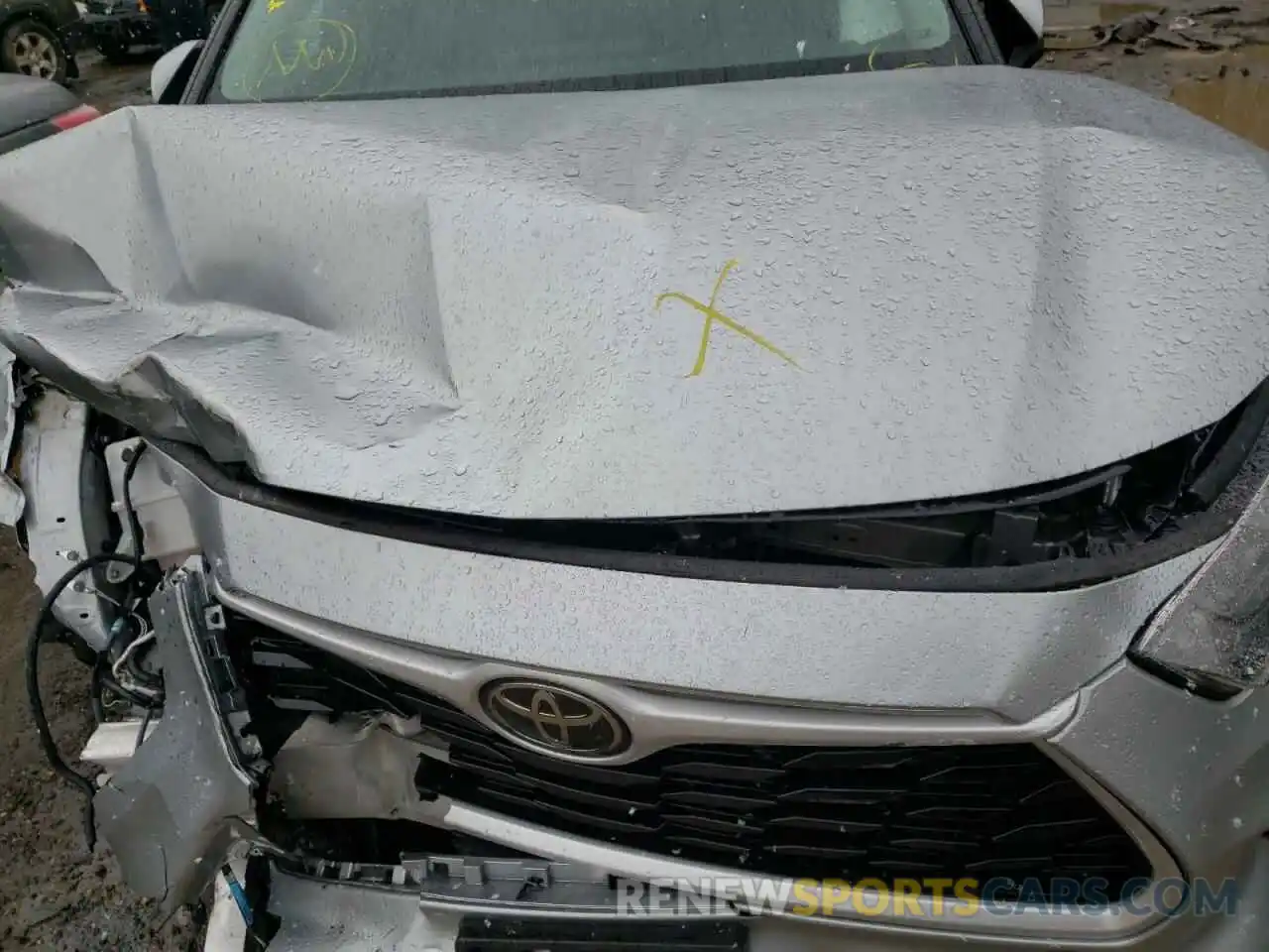 7 Photograph of a damaged car 5TDBZRBH7MS525338 TOYOTA HIGHLANDER 2021