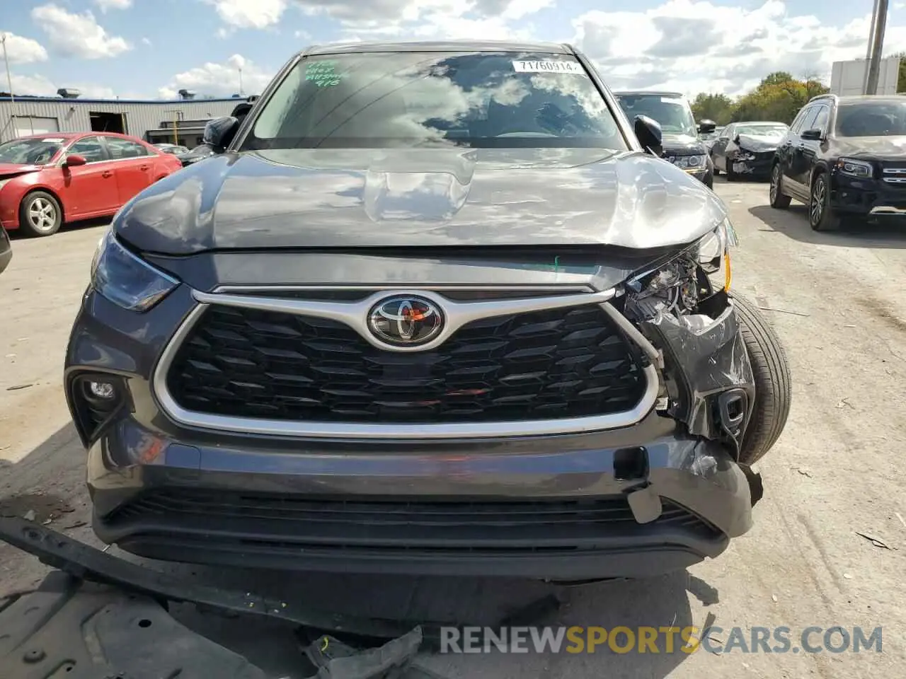 5 Photograph of a damaged car 5TDBZRBH8MS525347 TOYOTA HIGHLANDER 2021