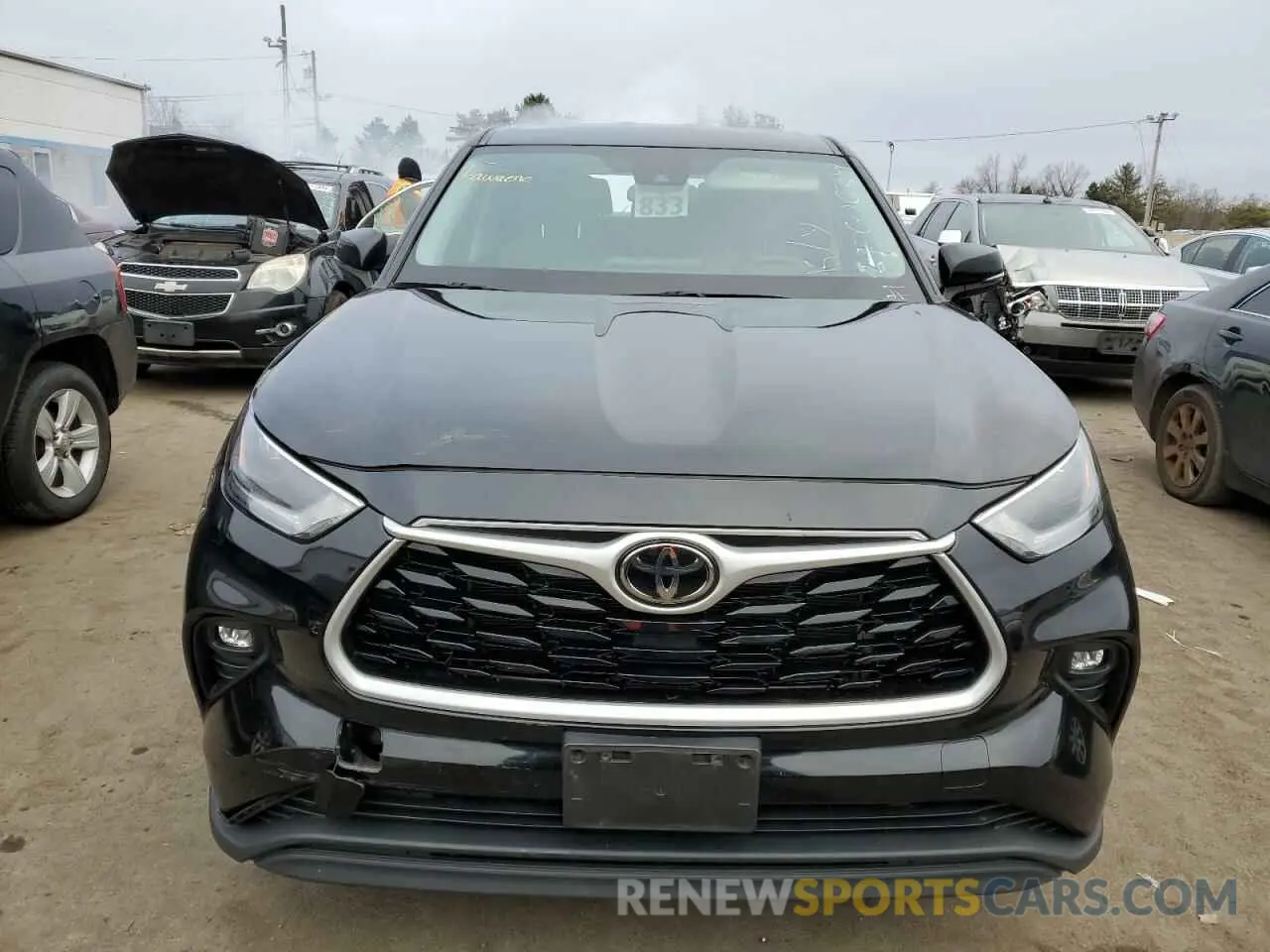 5 Photograph of a damaged car 5TDBZRBH8MS554072 TOYOTA HIGHLANDER 2021