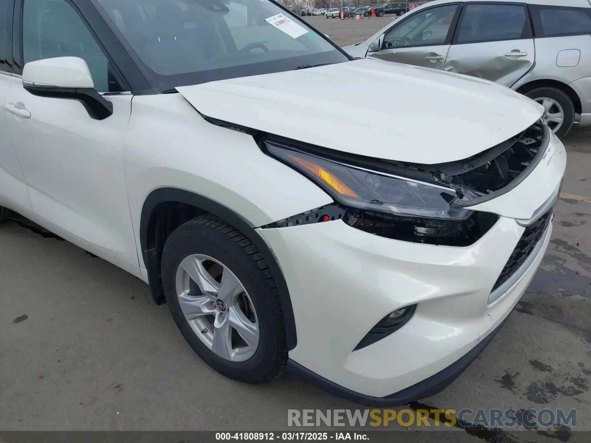 6 Photograph of a damaged car 5TDBZRBH9MS110697 TOYOTA HIGHLANDER 2021