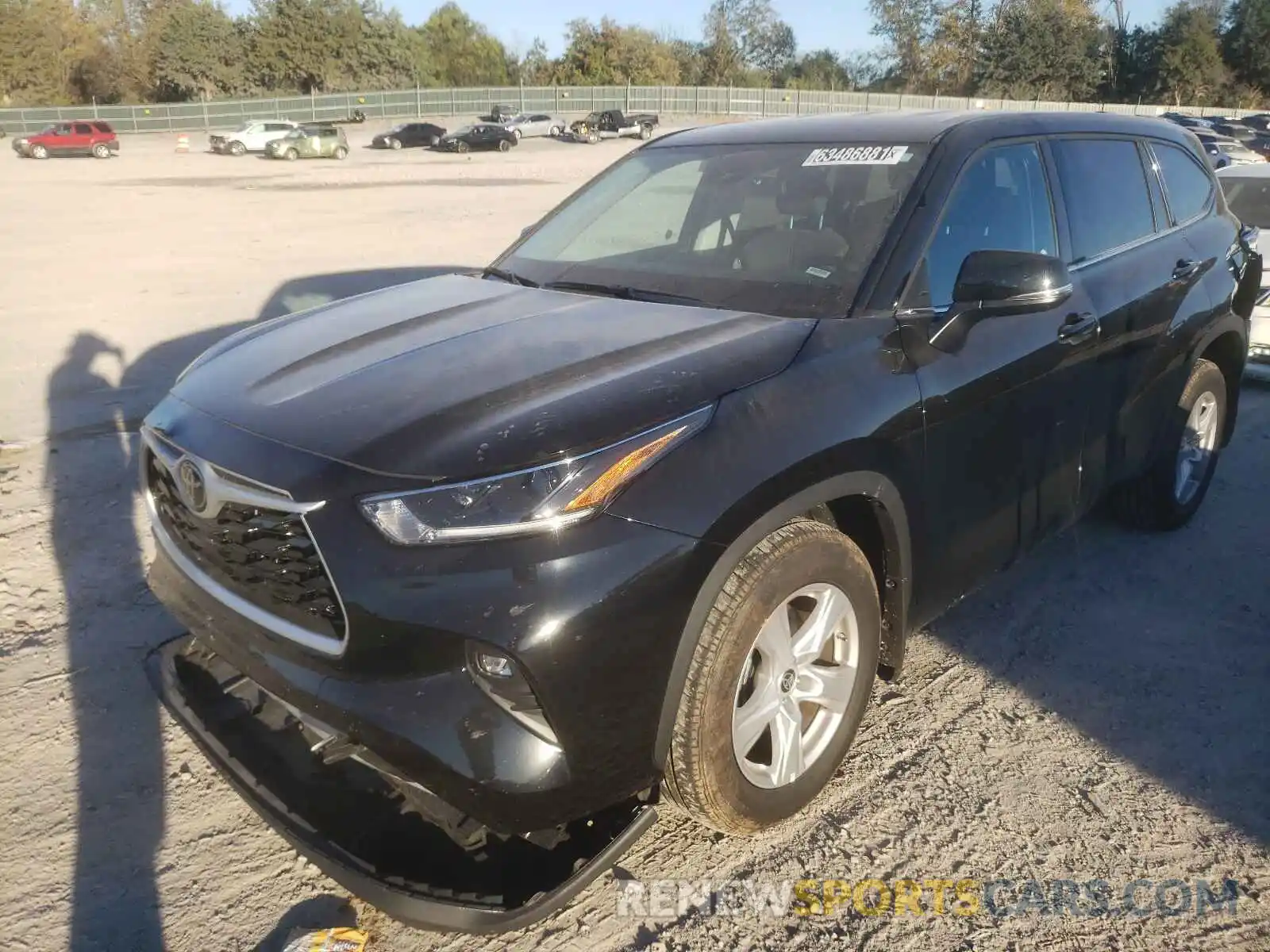 2 Photograph of a damaged car 5TDBZRBHXMS123104 TOYOTA HIGHLANDER 2021