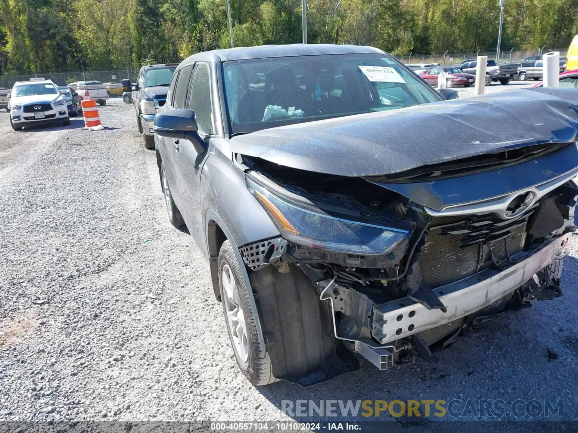 1 Photograph of a damaged car 5TDBZRBHXMS546863 TOYOTA HIGHLANDER 2021